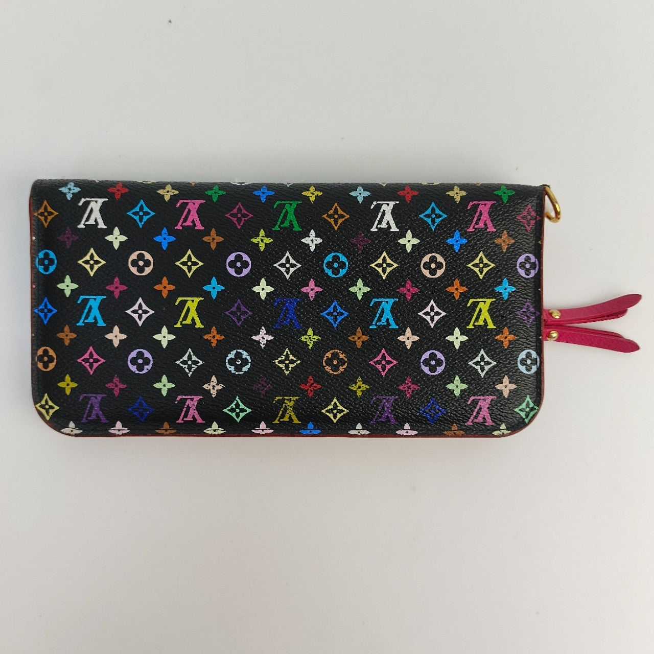 SJ0001 Louis Vuitton black multicolor wallet