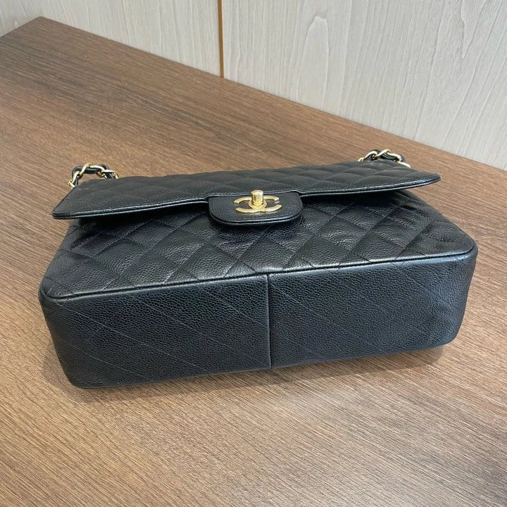 Chanel Classic Flap Jumbo Chain Shoulder Bag Crossbody Women Diamond