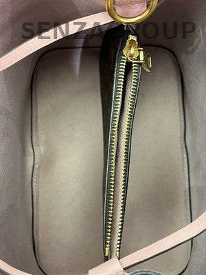 Louis Vuitton Pink Noe Bucket Bag Brown Gold Women's Classic Shoulder Crossbody