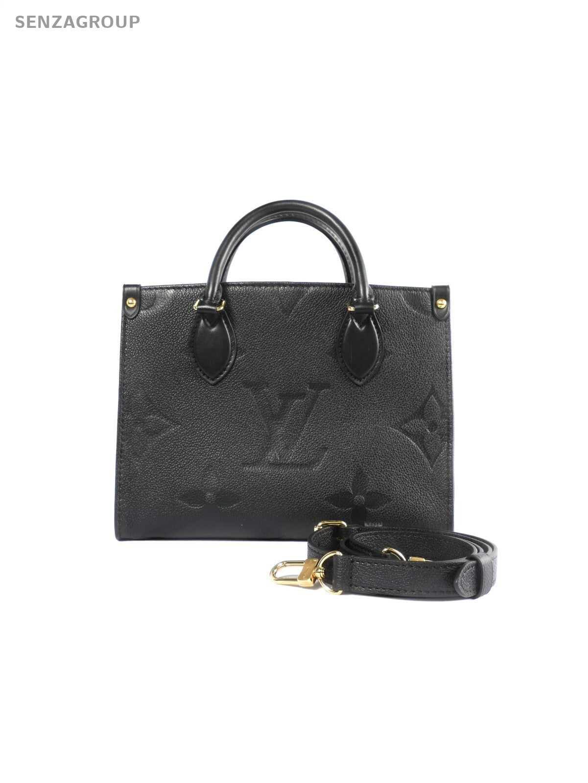 LOUIS VUITTON black Monogram Empriente  ON THE GO PM M45595