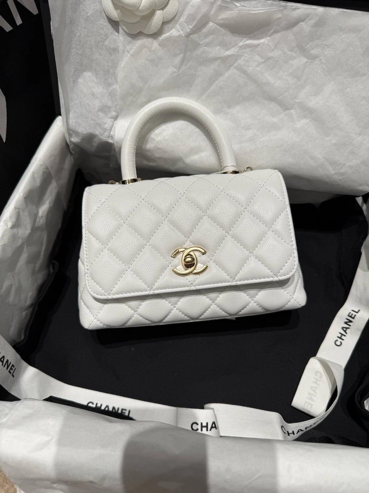 New Full Film Chanel Coco Handle Top Handle Bag For Women