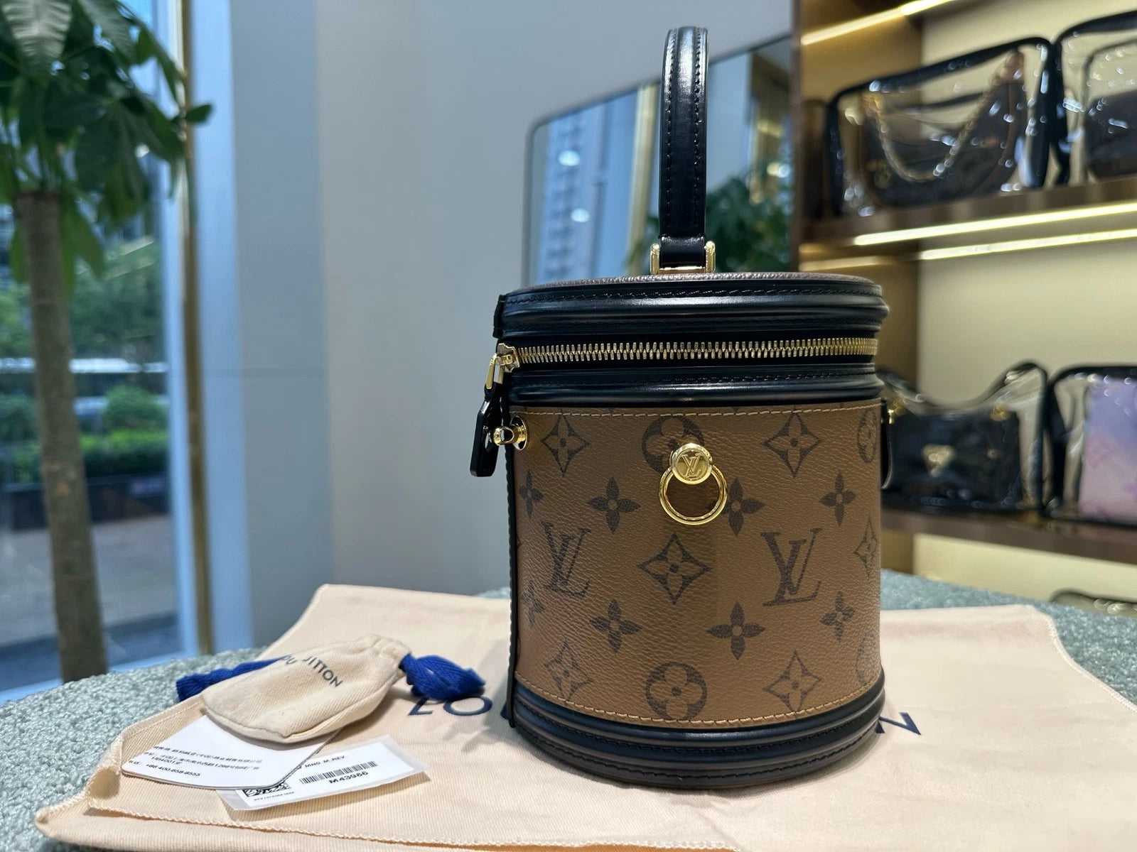Pre-owned Louis Vuitton Canvas Bucket Bag For Women
