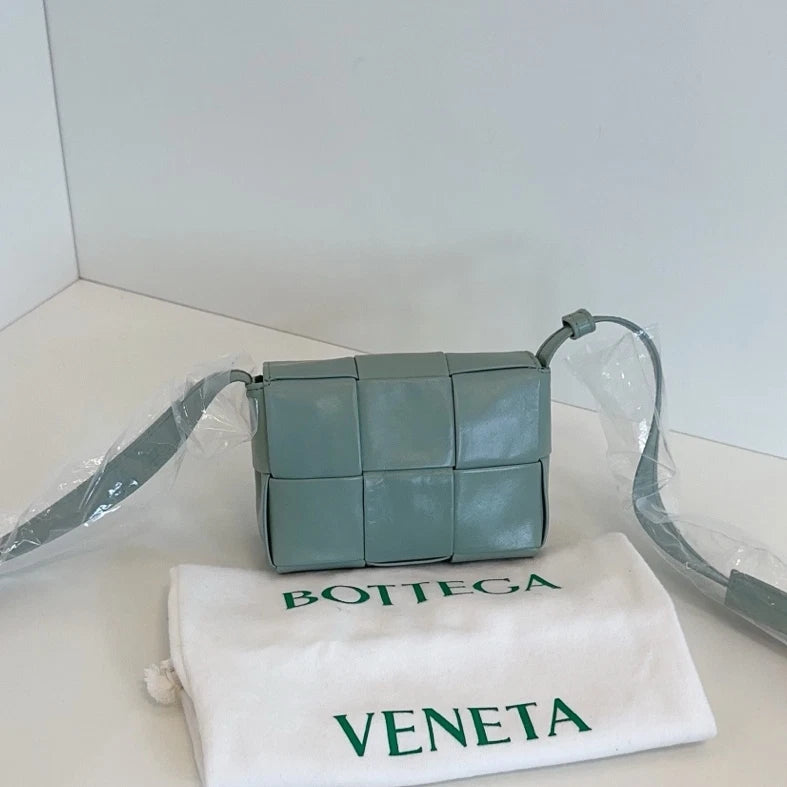 Bottega Veneta Candy Cassette Mini Crossbody Green Women Classic