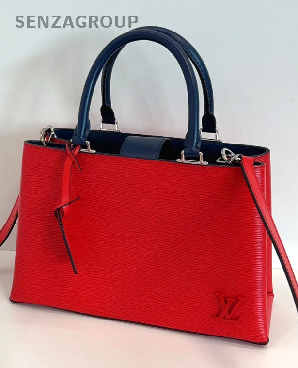 Louis Vuitton Kleber Epi Leather Top Handle 2WAY Shoulder bag Red Women