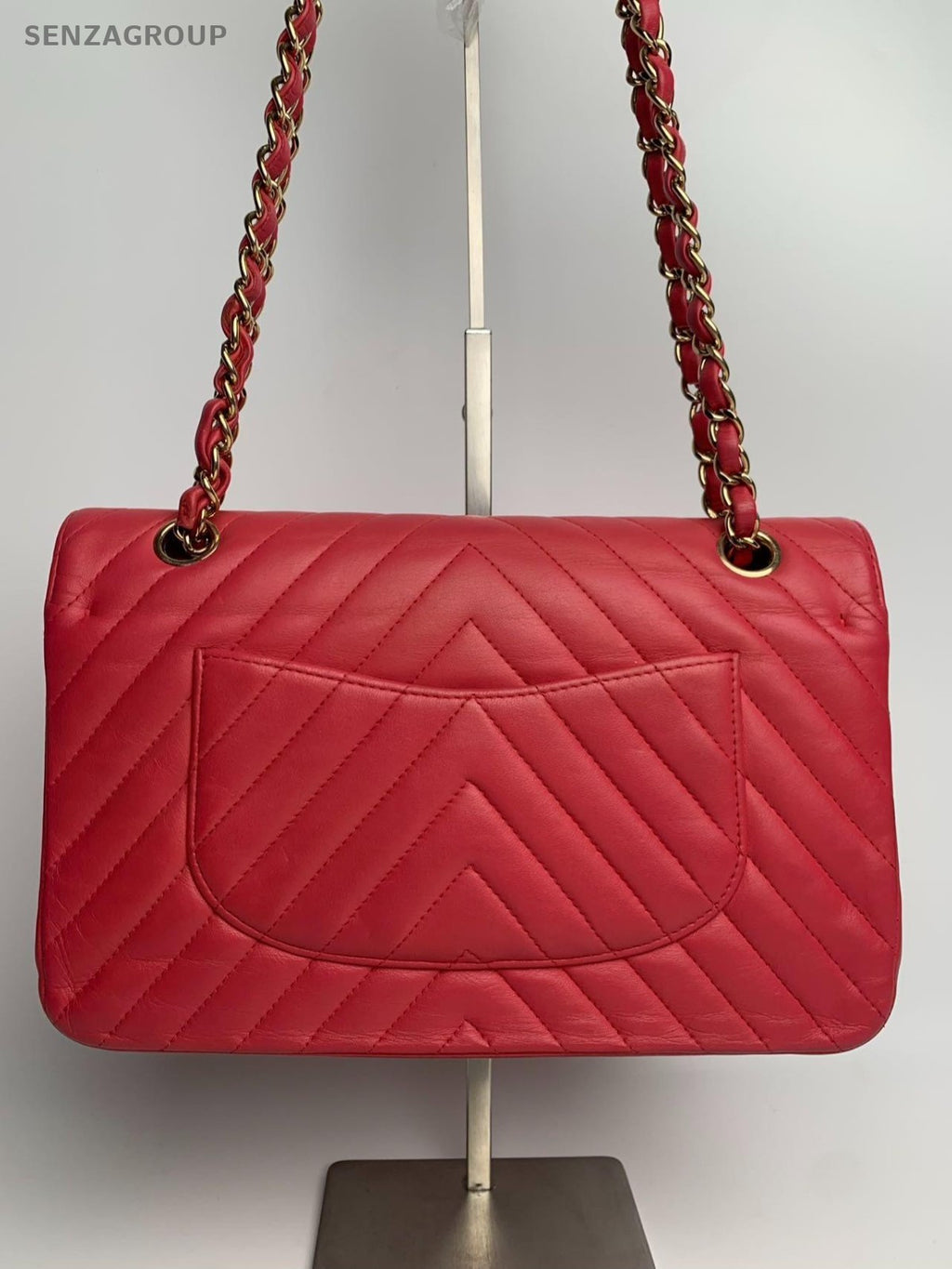 SJ0001 Chanel cf classic flap pink double flap