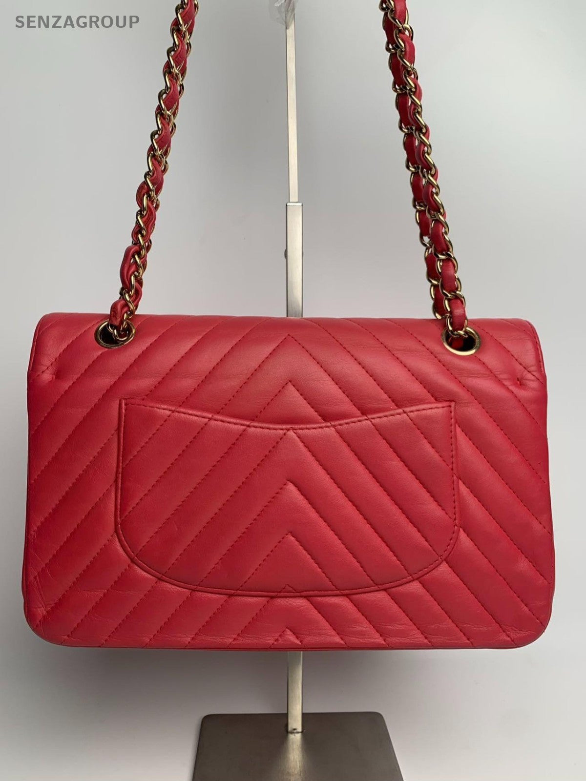 SJ0001 Chanel cf classic flap pink double flap