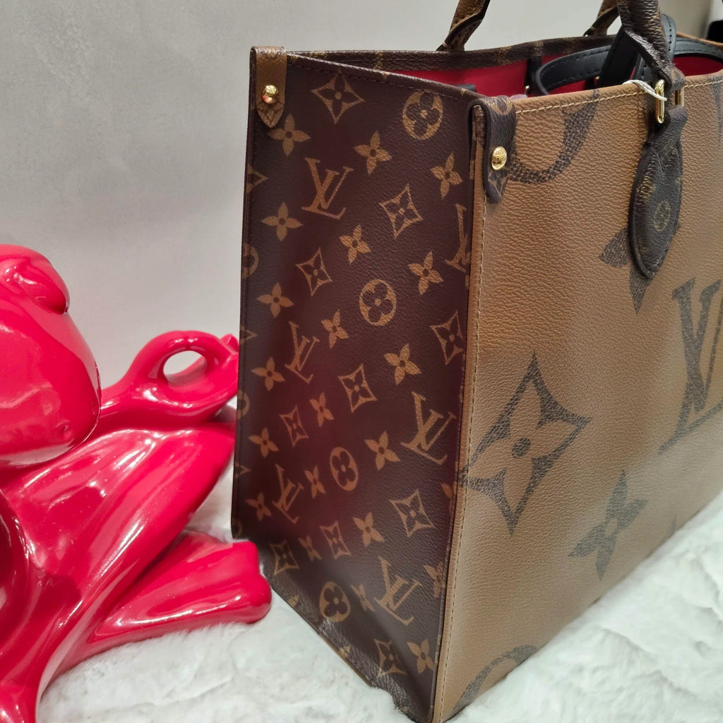 Louis Vuitton OnTheGo Monogram Canvas Tote Bag Excellent