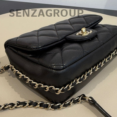 Chanel Mini Quilted Lambskin Chain Shoulder Bag - Classic Women's