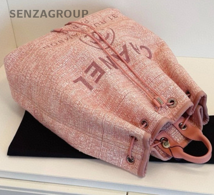CHANEL Summer limited edition Bucket Drawstring Shoulder bag Pink Women