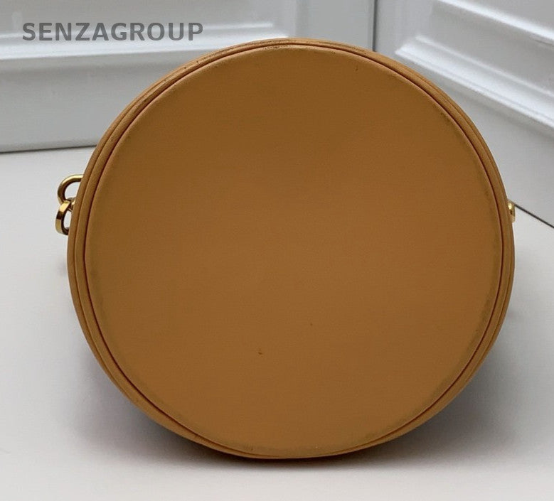 Louis Vuitton Monogram Duffle Top Handle Bag Crossbody Brown Gold Women Classic