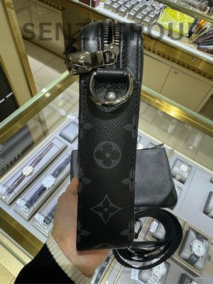 Louis Vuitton Trio Monogram Black Crossbody Handbag - Classic Women's Bag