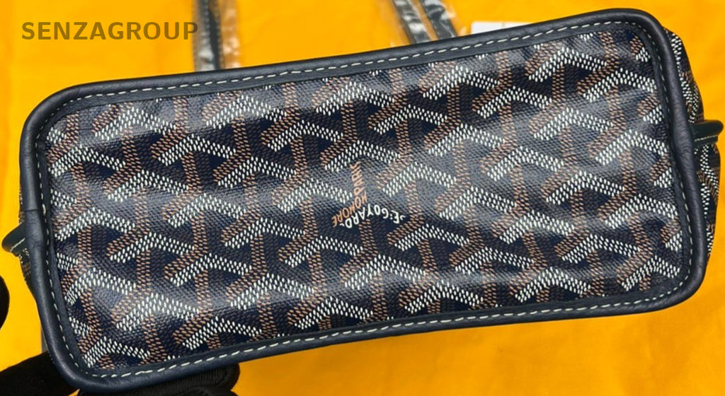 Goyard  Mini Tote Shoulder Bag Navy Blue Used Women Classic
