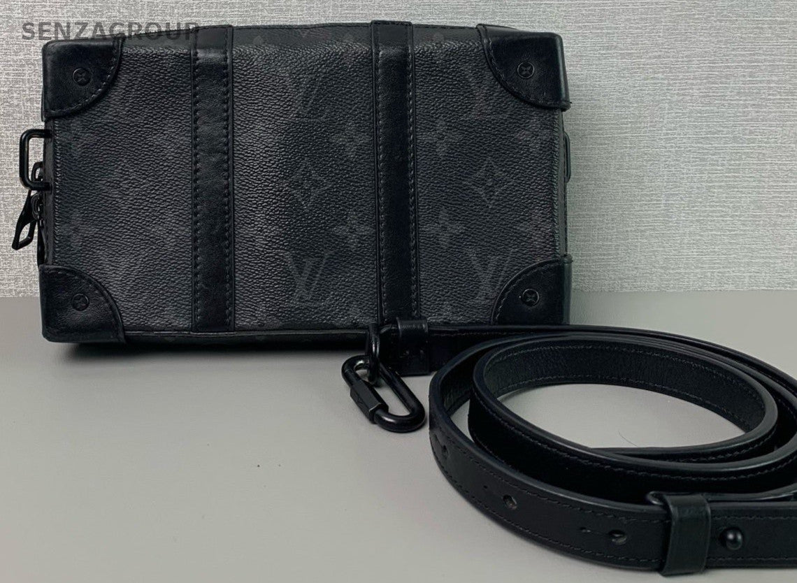 Louis Vuitton Black Monogram Trunk Wallet Shoulder bag Crossbody