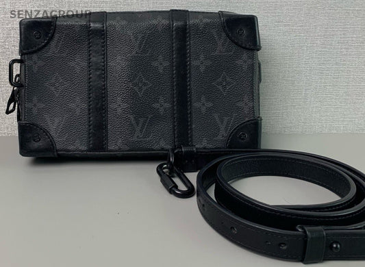 Louis Vuitton Black Monogram Trunk Wallet Shoulder bag Crossbody