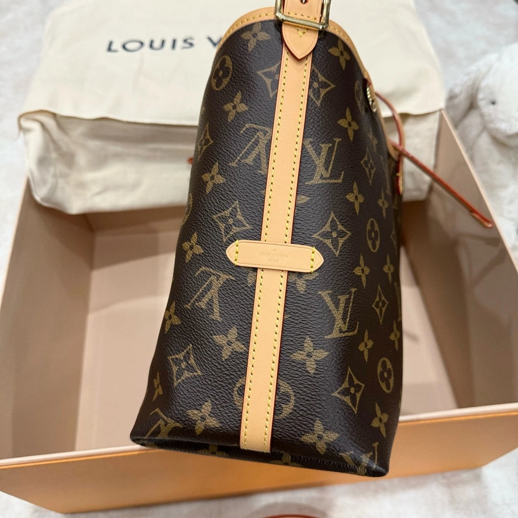 Louis Vuitton Carryall Monogram Canvas Tote Bag Excellent