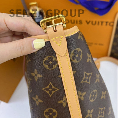 Louis Vuitton Carryall MM Brown Gold Women's Classic Shoulder Bag
