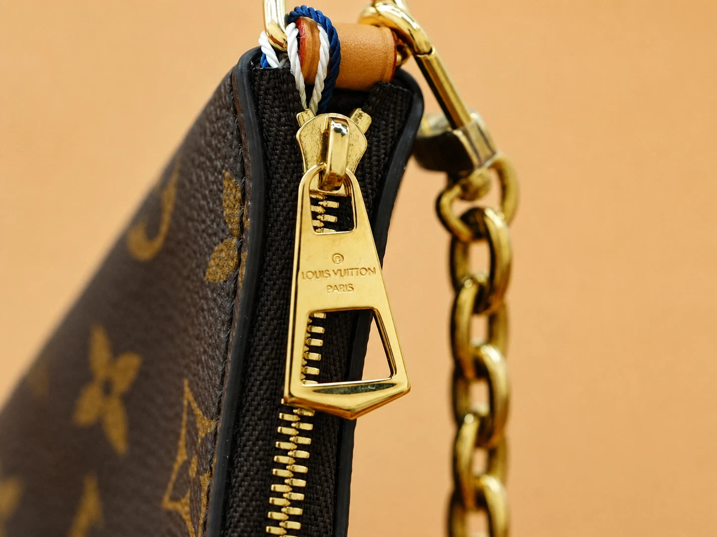 Louis Vuitton Nano Boulogne Monogram Canvas Chain Shoulder Bag Almost Brand NEW