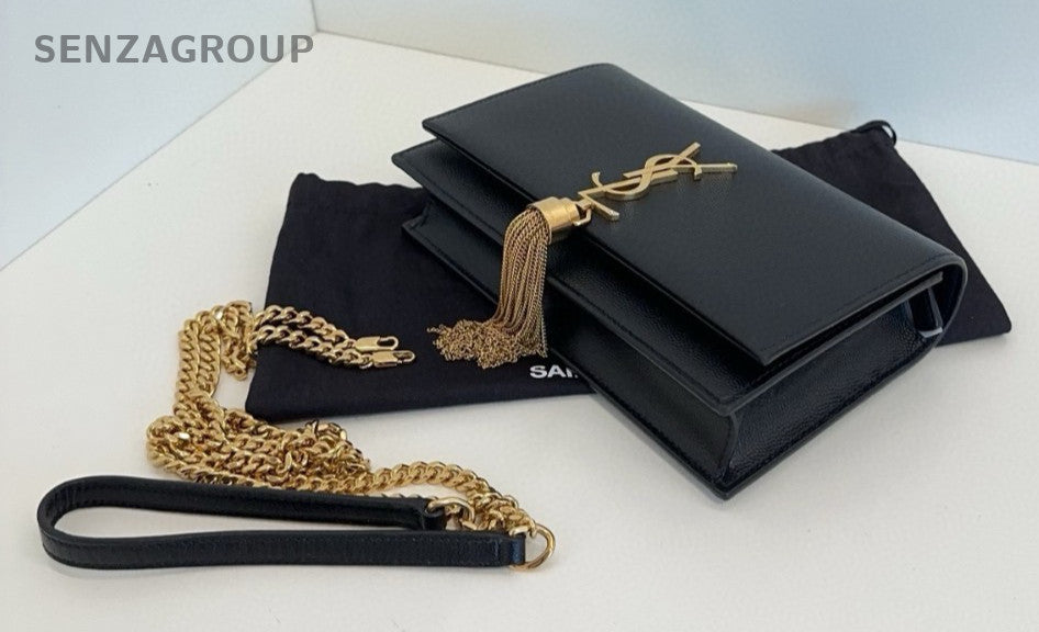 YSL Saint Laurent Kate PM Calfskin Chain Shoulder bag Crossbody Women Brand NEW