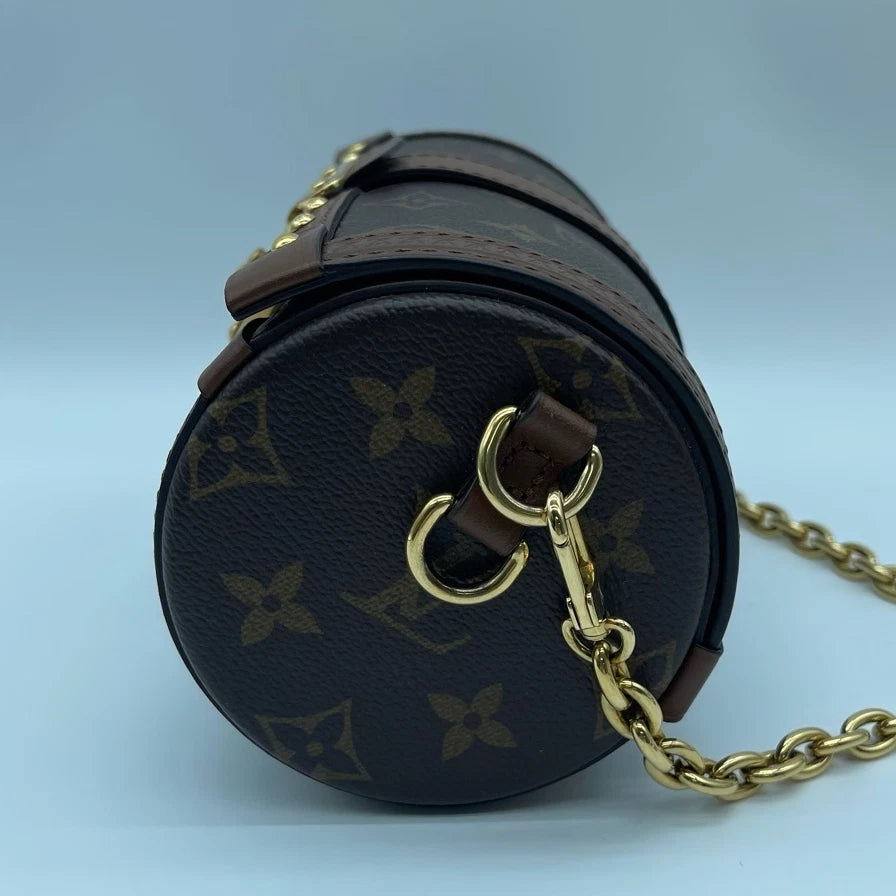 Louis Vuitton Papillon Trunk Monogram Canvas Chain Shoulder Bag For Women