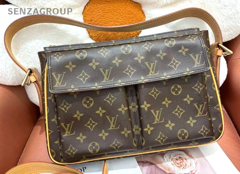 Louis Vuitton Vivacite GM Shoulder bag M51163 Monogram Brown Women Vintage
