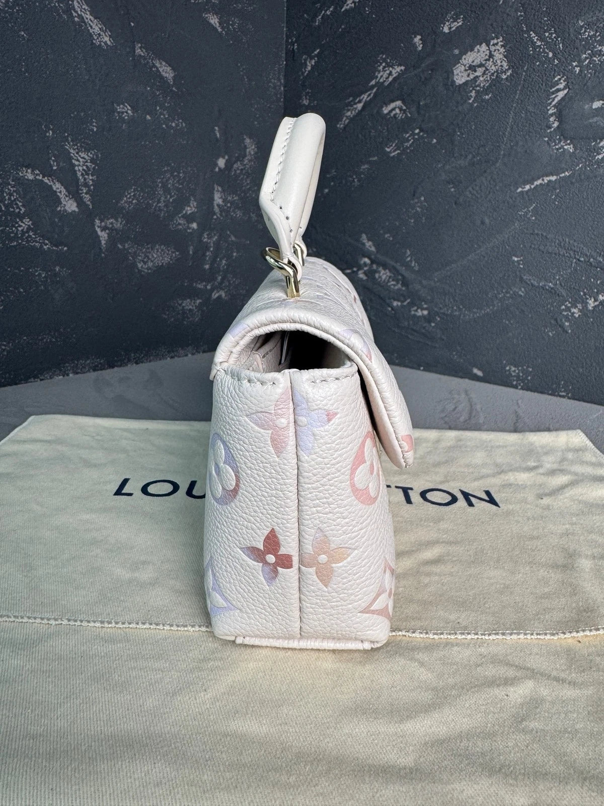 Louis Vuitton Gradient Purple Nano Madeleine Top Handle Bag Women