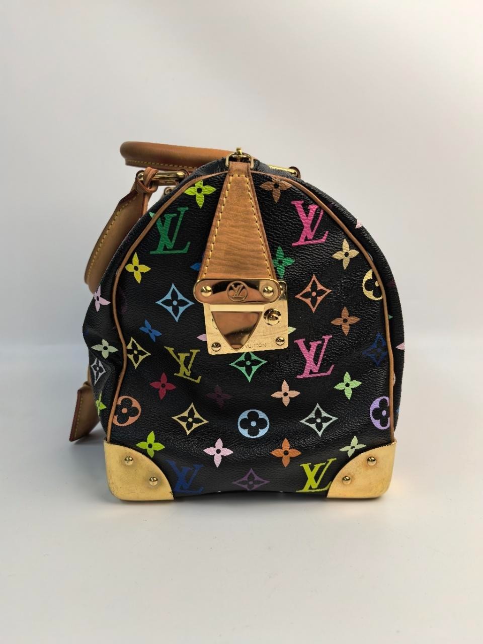 SJ0001 LV Multicolore Speedy 30 Black monogram XP01347
