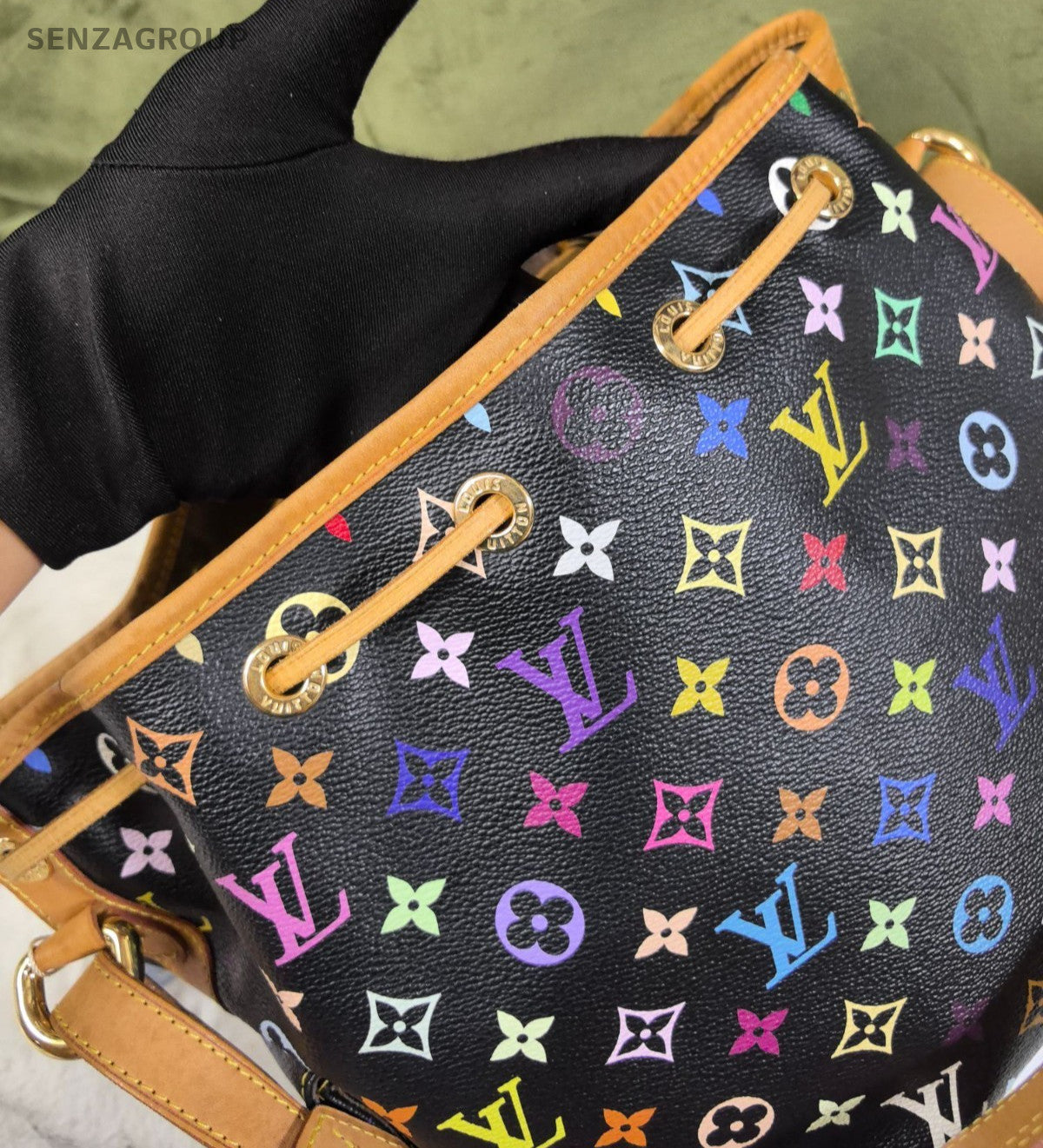 Louis Vuitton Noe MM Drawstring Bucket Colorful Shoulder bag Women