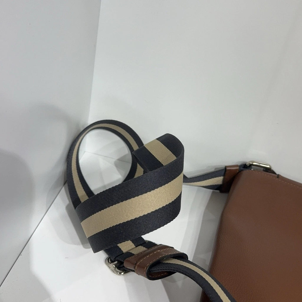 Coach Brown Leather Shoulder Crossbody Bag For Women