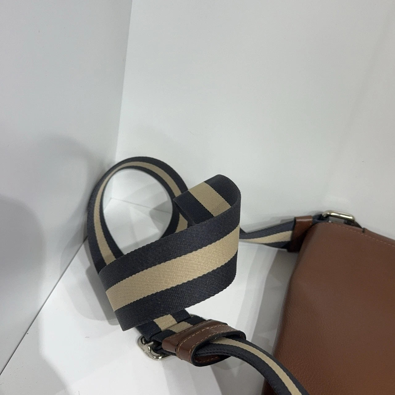 Coach Brown Leather Shoulder Crossbody Bag For Women