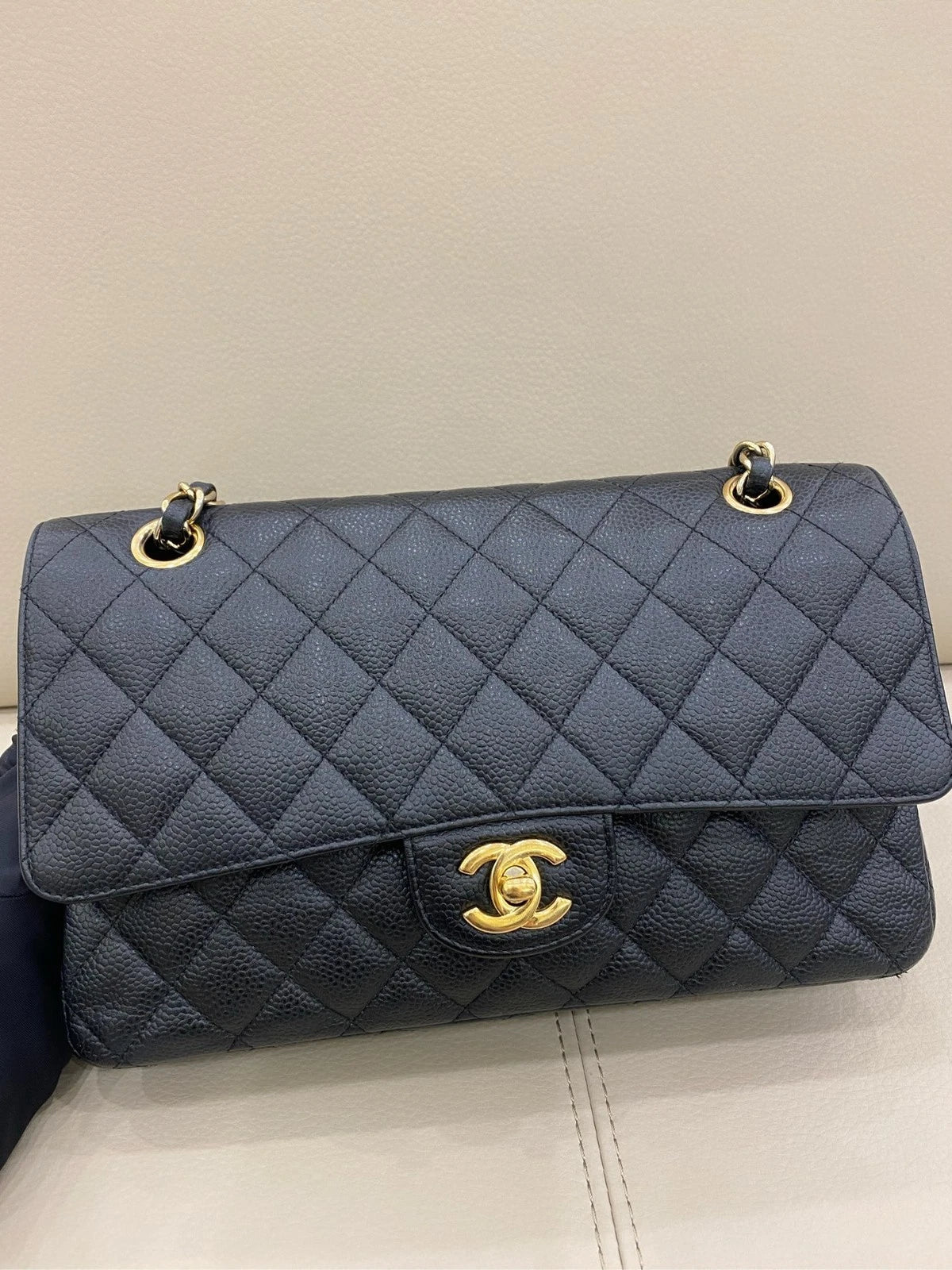 CHANEL CF Medium Black Shoulder Bag For Women