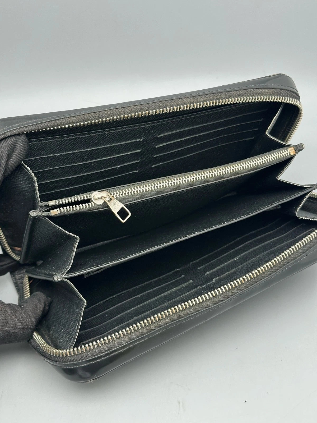 Louis Vuitton Canvas Damier Clutch Wallet Women Classic