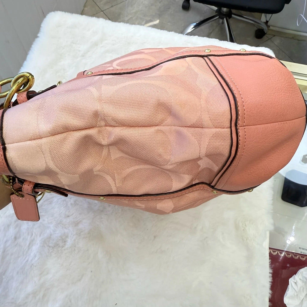 Coach Women Pink Tote Handbag