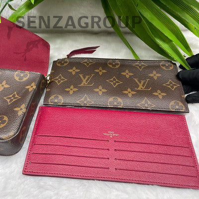 Louis Vuitton Monogram WOC Chain Crossbody Bag Brown Gold Women