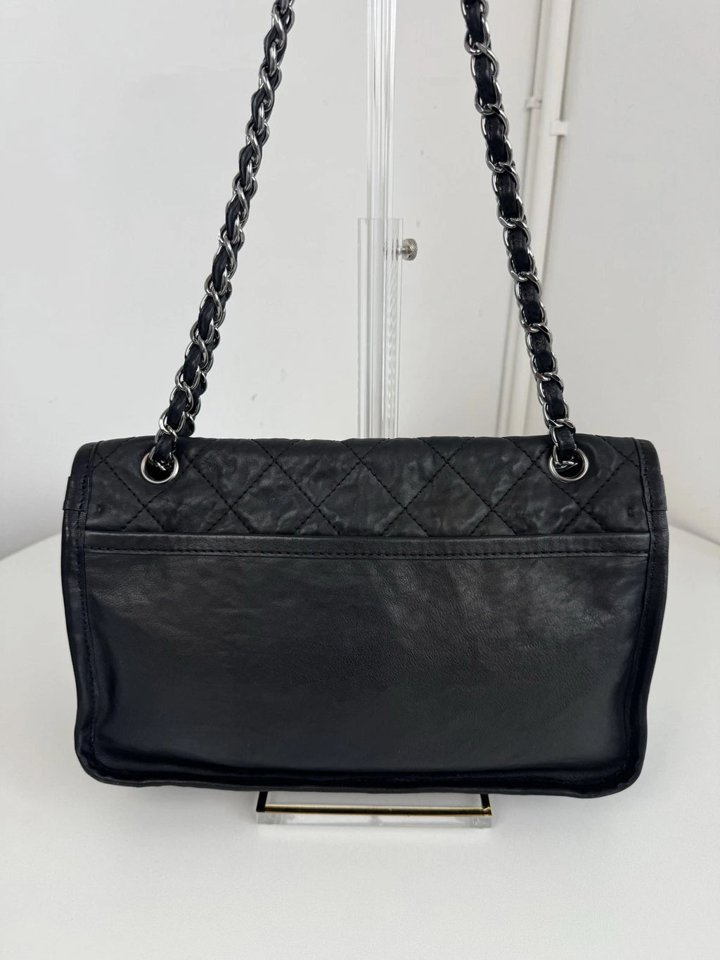 Chanel Airport Series Double Pocket Shoulder Bag Daily Crossbody Tote Black