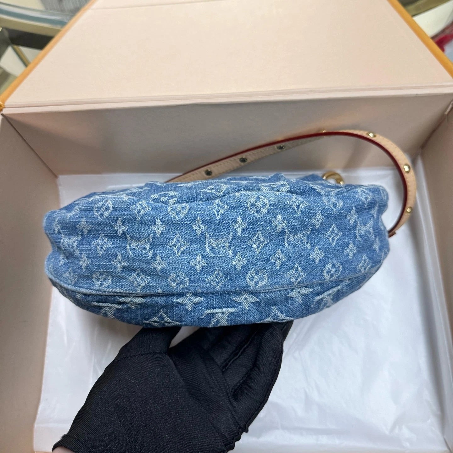 Louis Vuitton Blue Denim Sunset Shoulder Bag For Women