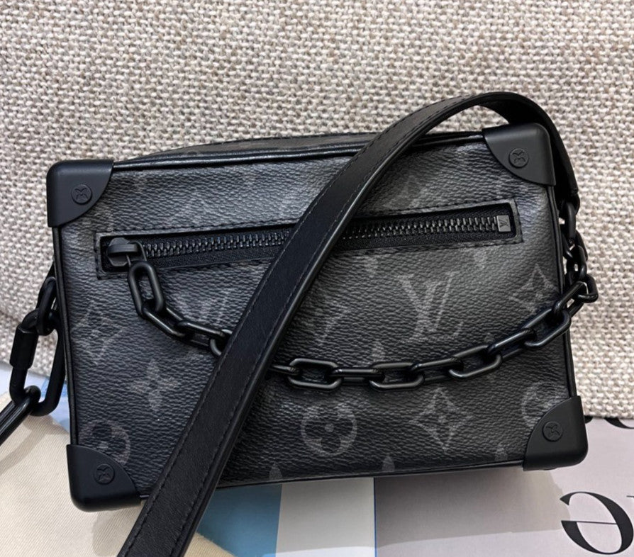 Louis Vuitton Soul Trunk Monogram Box Crossbody Black Unisex Adults Classic