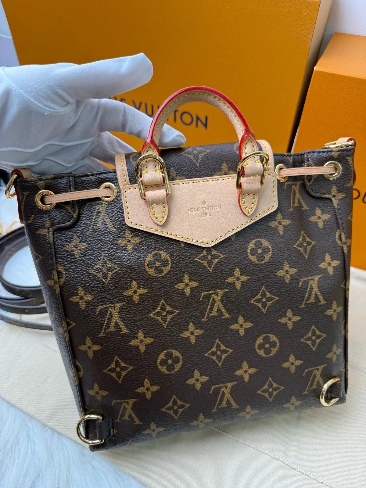 Louis Vuitton Canvas Excursion Backpack For Women
