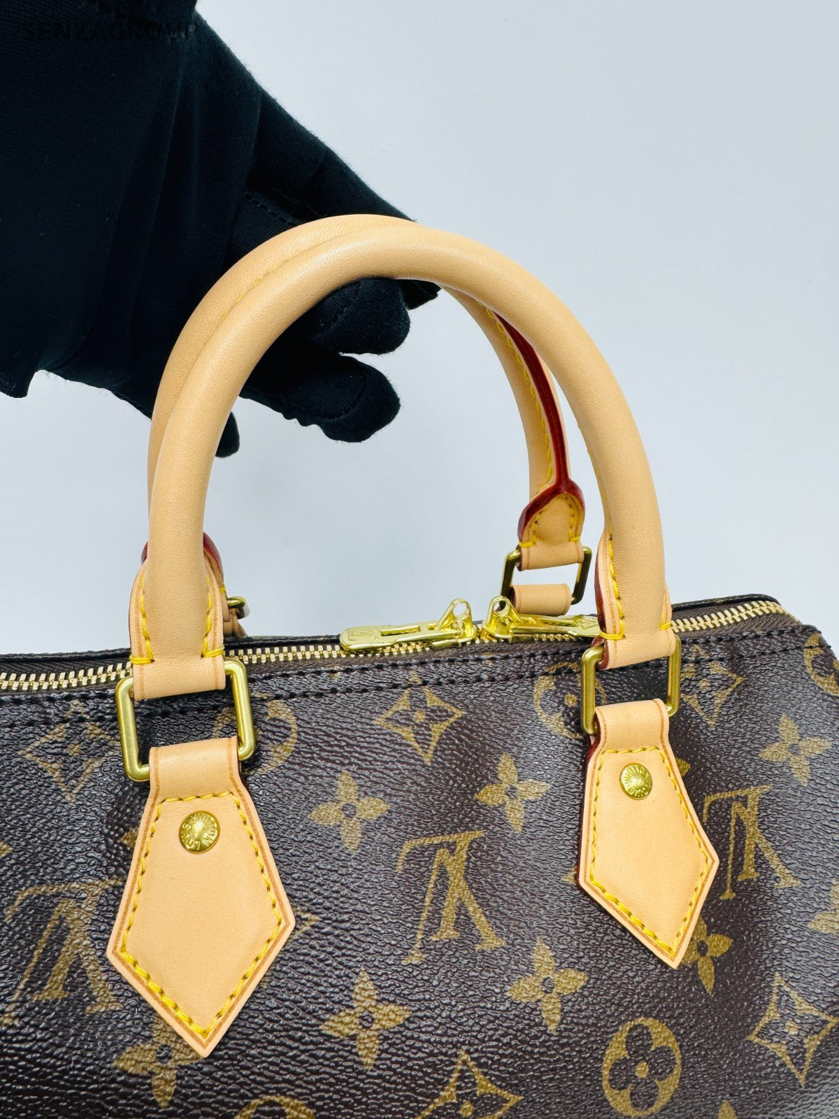 Louis Vuitton Speedy25 Monogram Handbag 2WAY Shoulder bag Crossbody Women