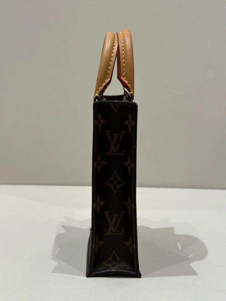 Louis Vuitton Plat Mini Canvas Tote Bag For Women