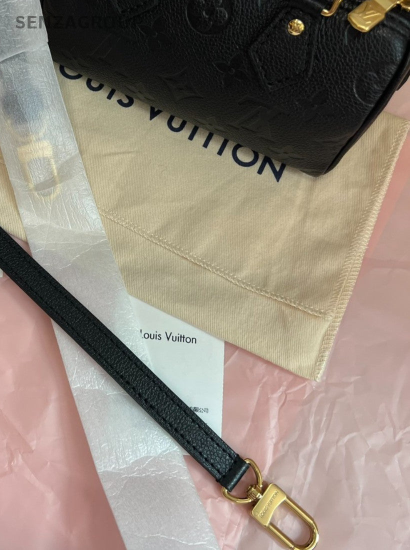 Louis Vuitton Nano Speedy Monogram Empreinte 2WAY Shoulder Handbag Brand NEW