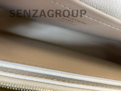 Louis Vuitton Marceau Monogram Chain Shoulder Crossbody Bag Women White Gold