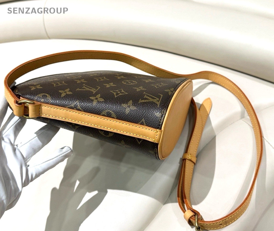 Louis Vuitton Monogram Shell Crossbody Shoulder Bag Women Brown