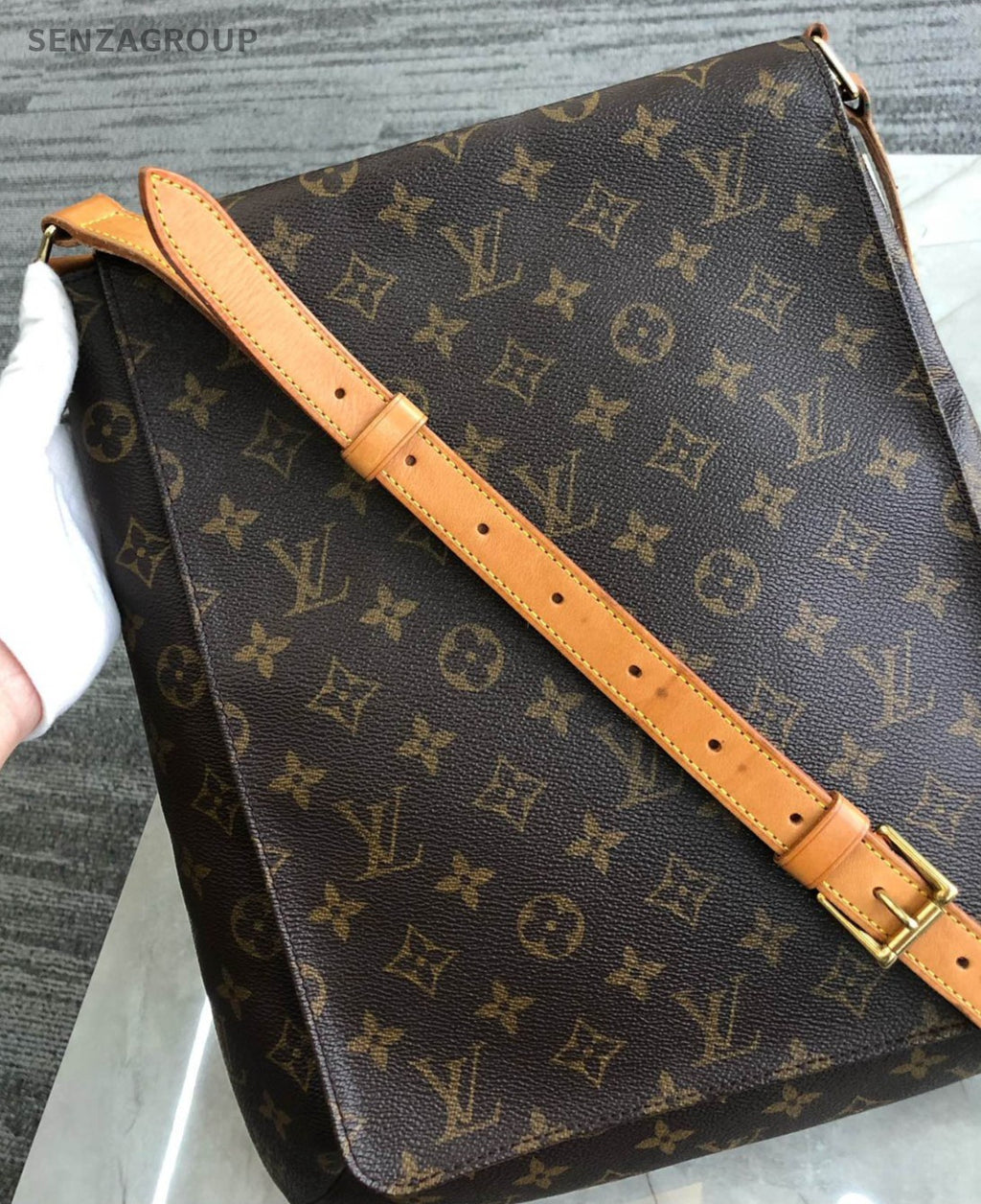 Louis Vuitton Musette GM Monogram Shoulder bag Women Brown Crossbody