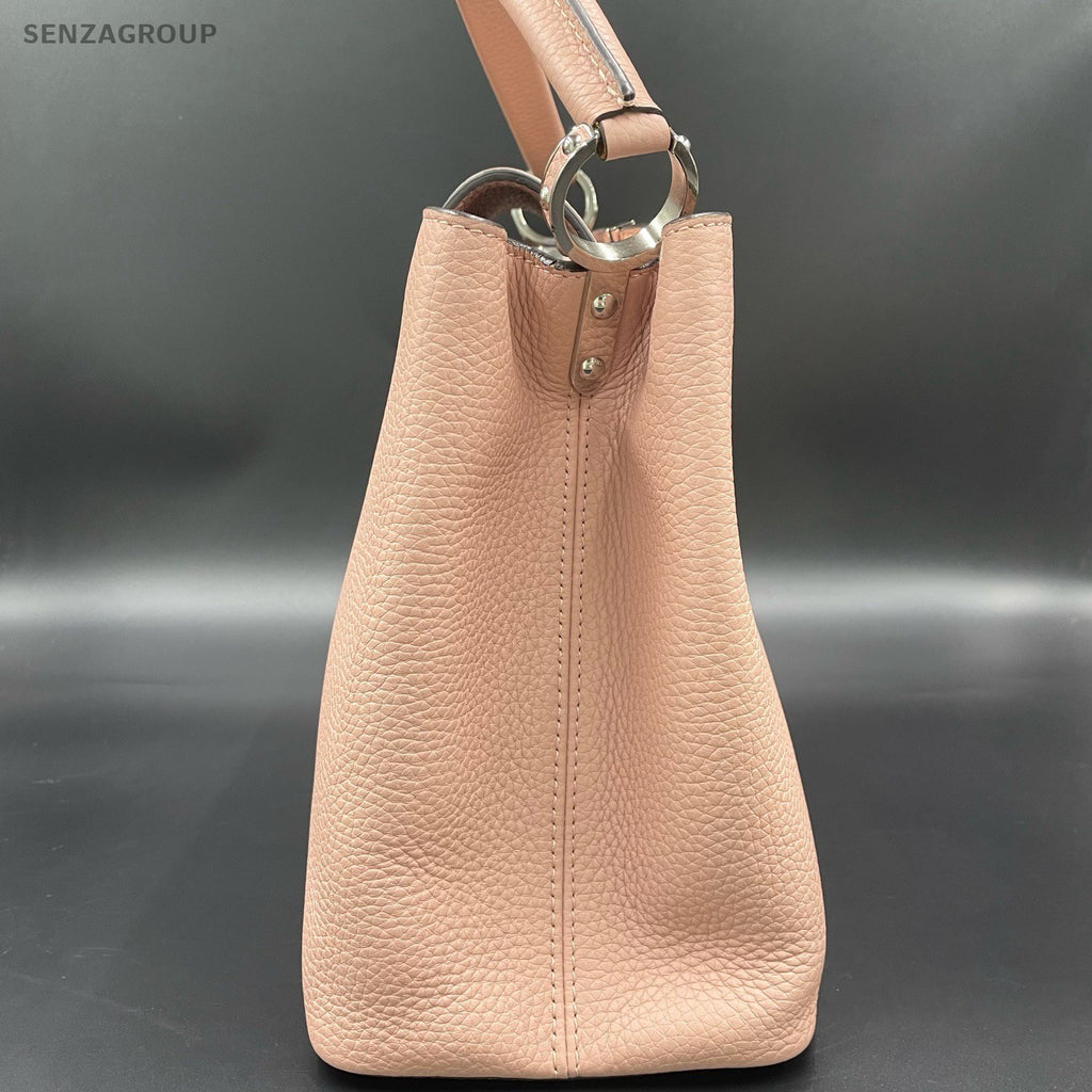 Louis Vuitton Capuciness GM Top Handle Bag Pink Gold Women Classic Fashion