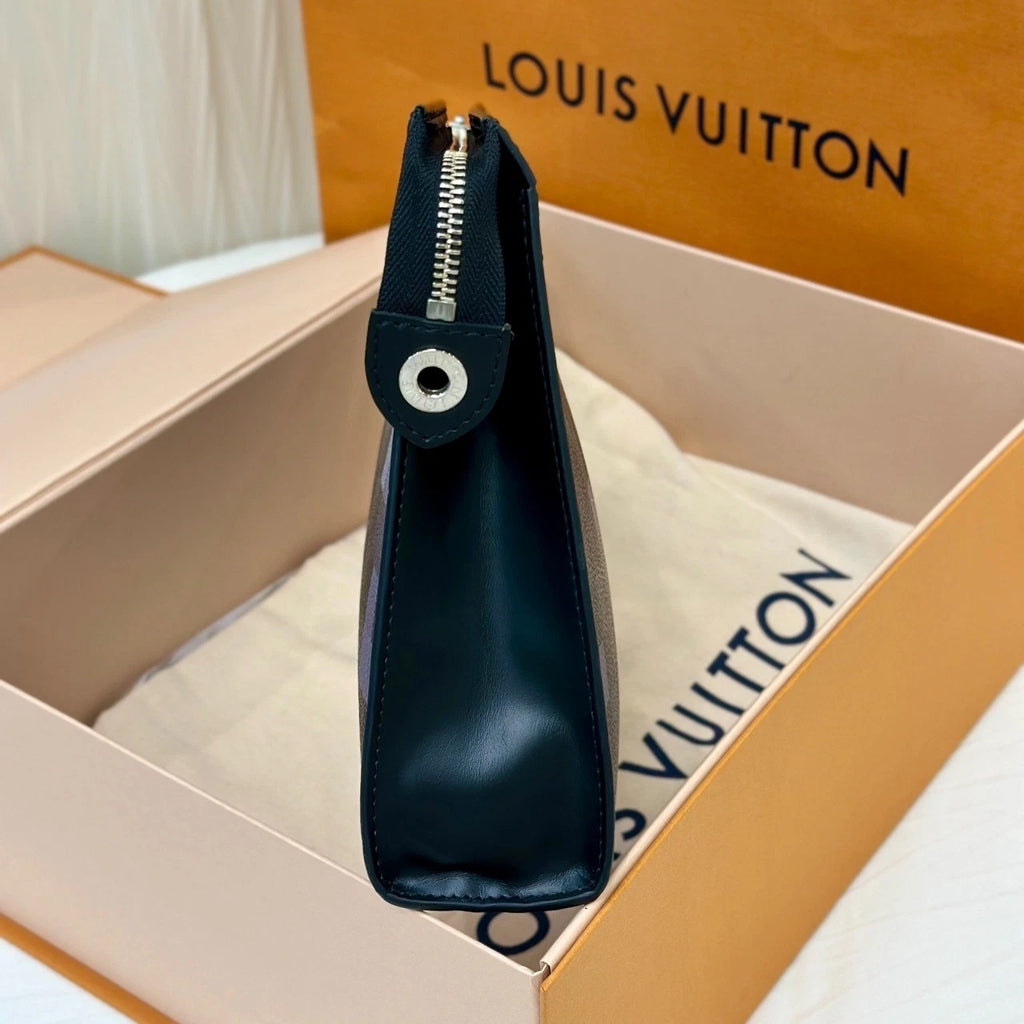 Louis Vuitton Canvas Pochette Voyage Clutch For Women