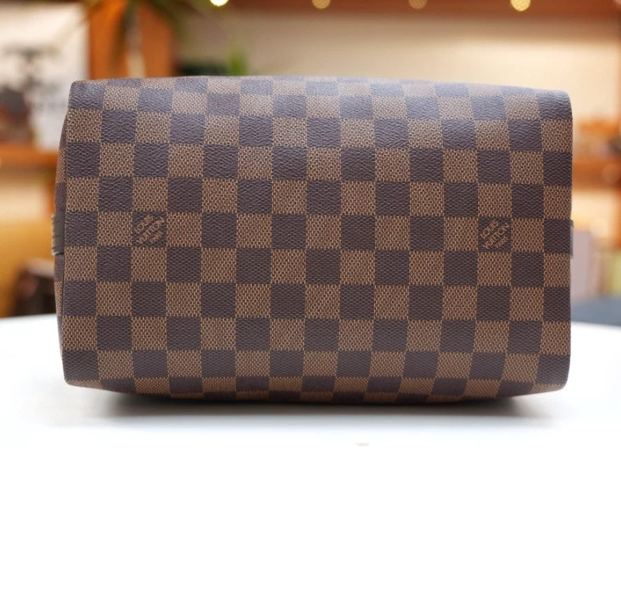 Louis Vuitton Speedy25 Damier Brown Shoulder Bag Top Handle Excellent