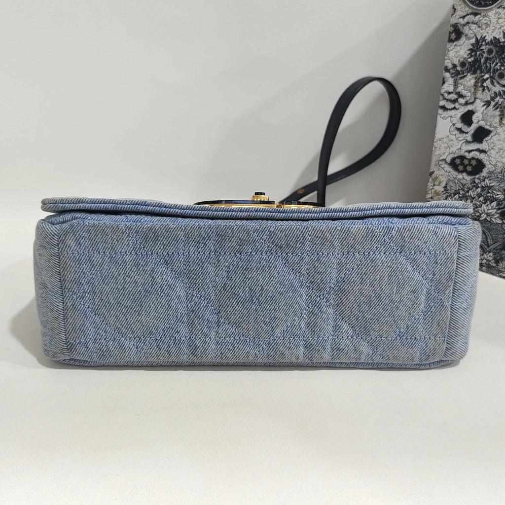 Dior Denim Caro Shoulder Crossbody For Women