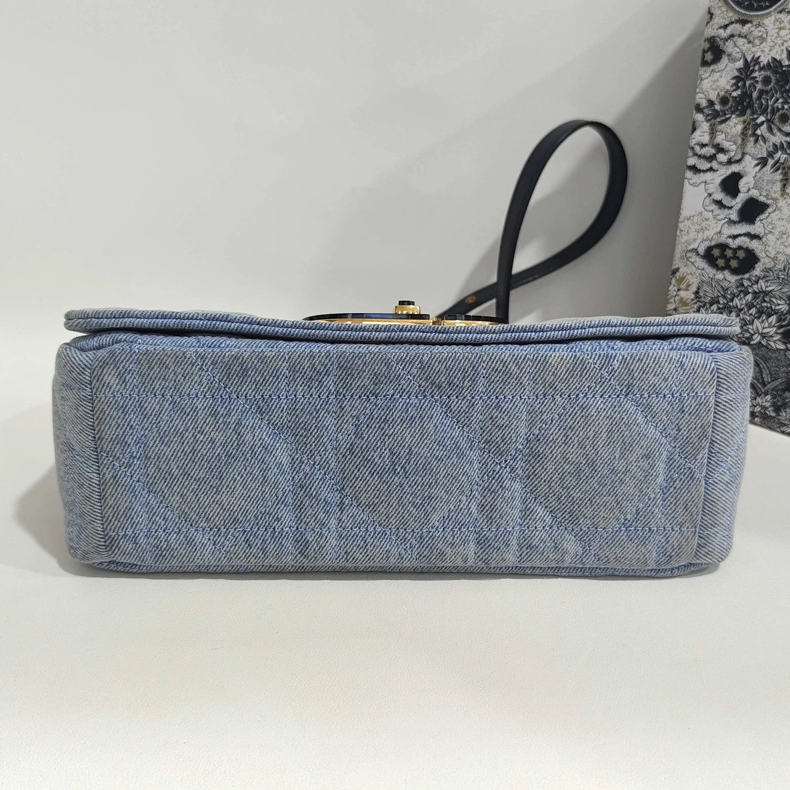 Dior Denim Caro Shoulder Crossbody For Women