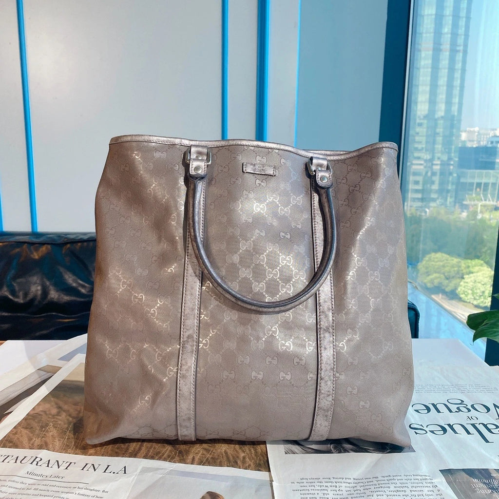 Gucci Monogram Canvas Shoulder Bag For Women