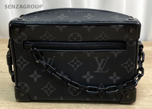 Louis Vuitton Soft Trunk Monogram Chain Shoulder Bag Crossbody Unisex Adults